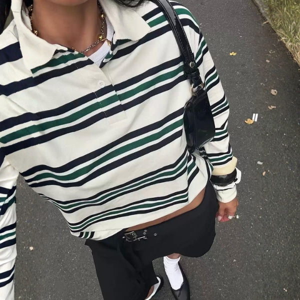 The Oxford Striped Rugby Polo