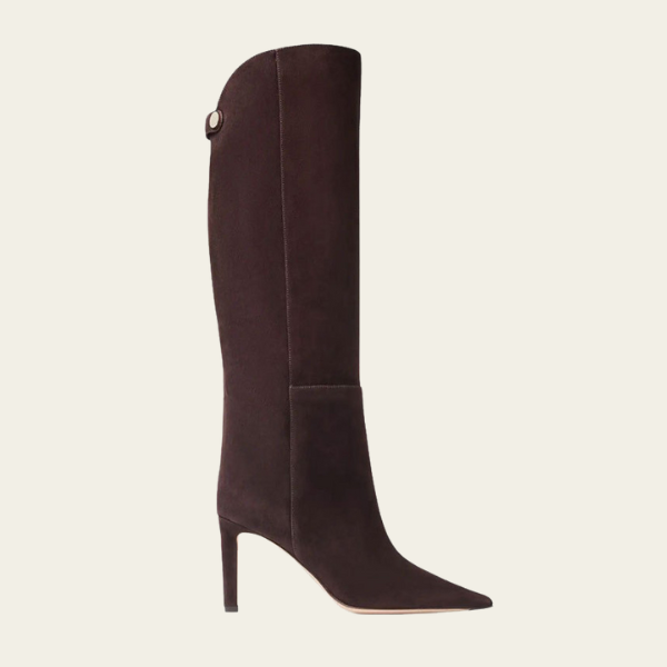 The Celine suede High Heel Boot