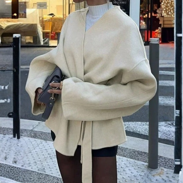 The Verona Belted Wrap Jacket