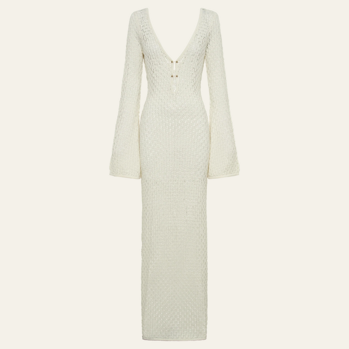 The St. Moritz Knit Beach Maxi Dress