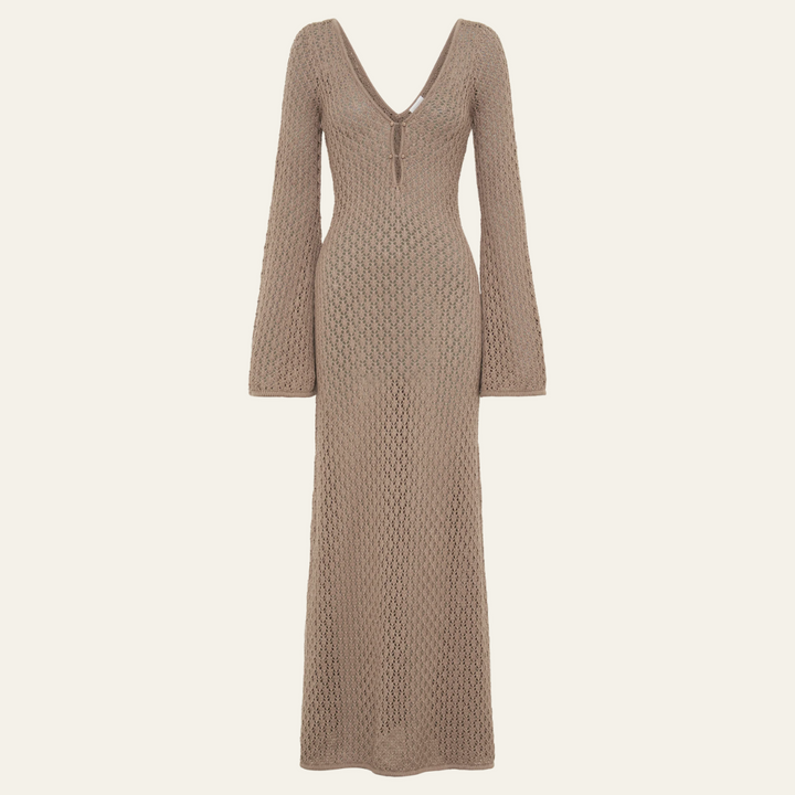 The St. Moritz Knit Beach Maxi Dress