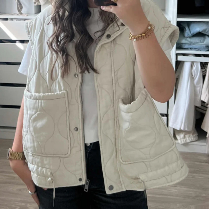 The Aspen Cotton Quilted Vest