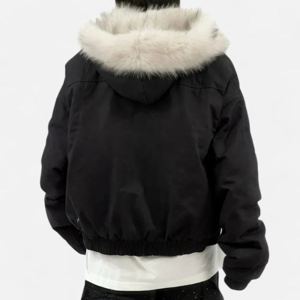 The Aspen Faux Fur Bomber Jacket