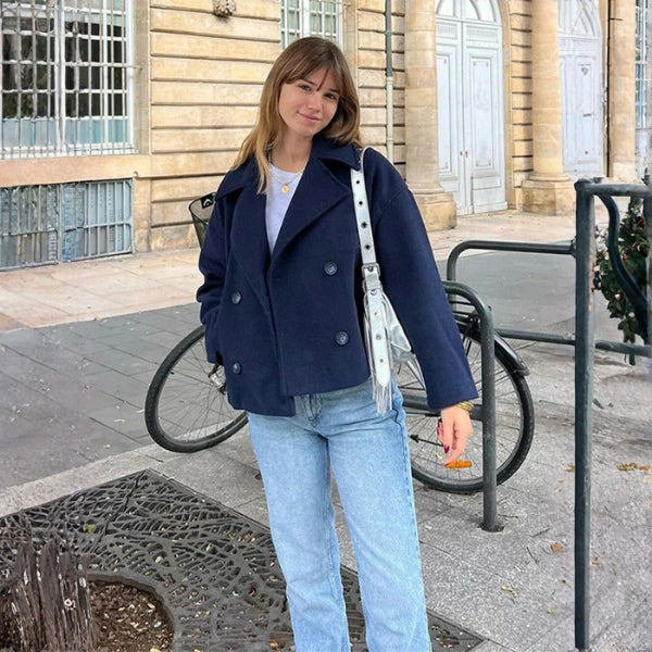The Paris Wool Cropped Coat
