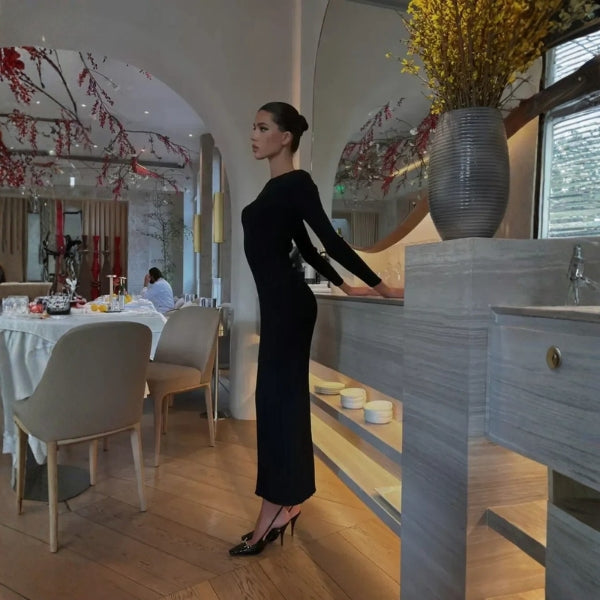 The Timeless Essence Knit Midi Dress