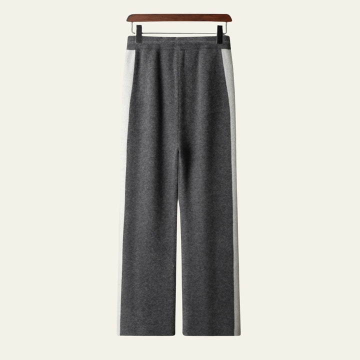 The Marseille Merino Wool Striped Straight-Leg Pant