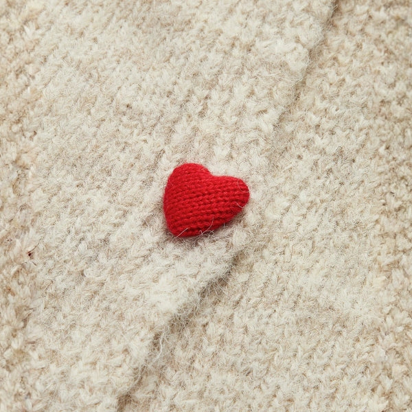 The Oslo Heart Knit Cardigan