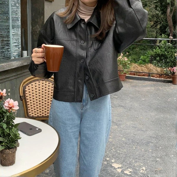 The Sienna Tan Leather Jacket