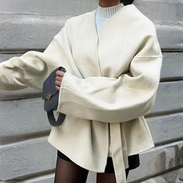 The Verona Belted Wrap Jacket