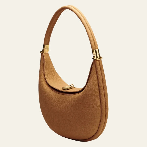 The Luna Crescent Leather Handbag