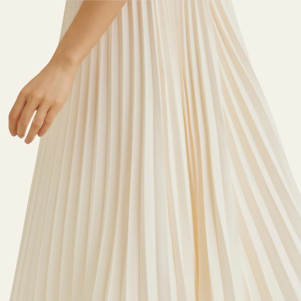 The Amalfi Pleated Midi Dress