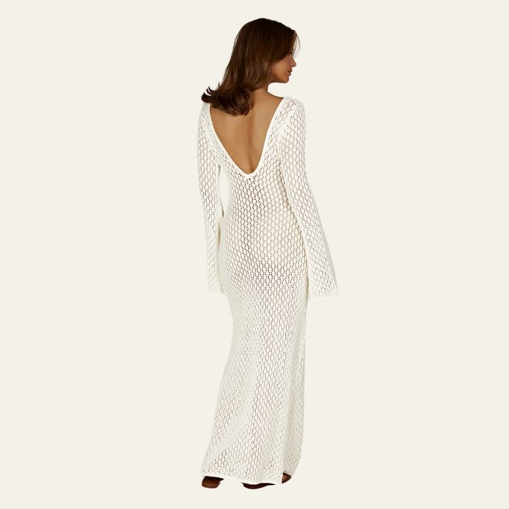 The St. Moritz Knit Beach Maxi Dress