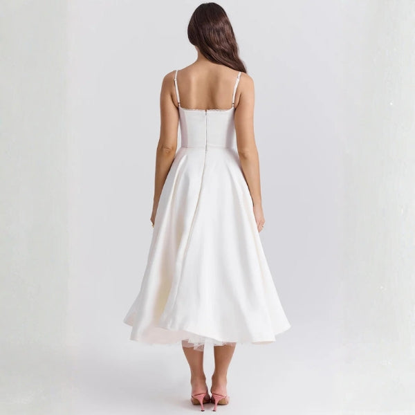 The Vienna Corset Midi Dress