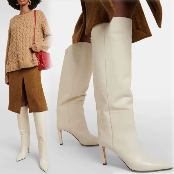 The Celine suede High Heel Boot