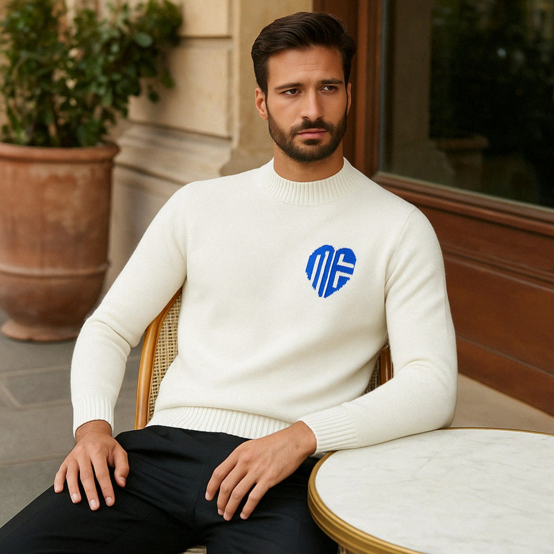 The Paris Cashmere Emblem Sweater