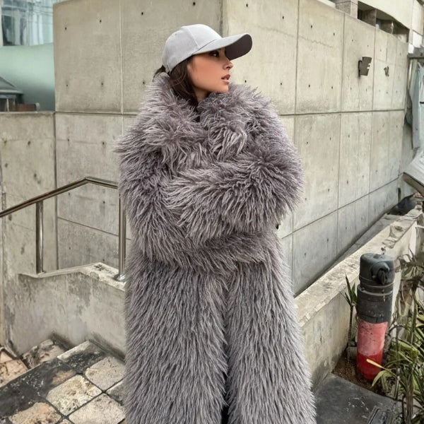 The Oslo Faux Fur Maxi Coat