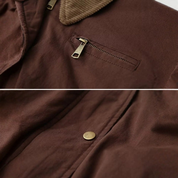 The Aspen Cord Collar Bomber Jacket