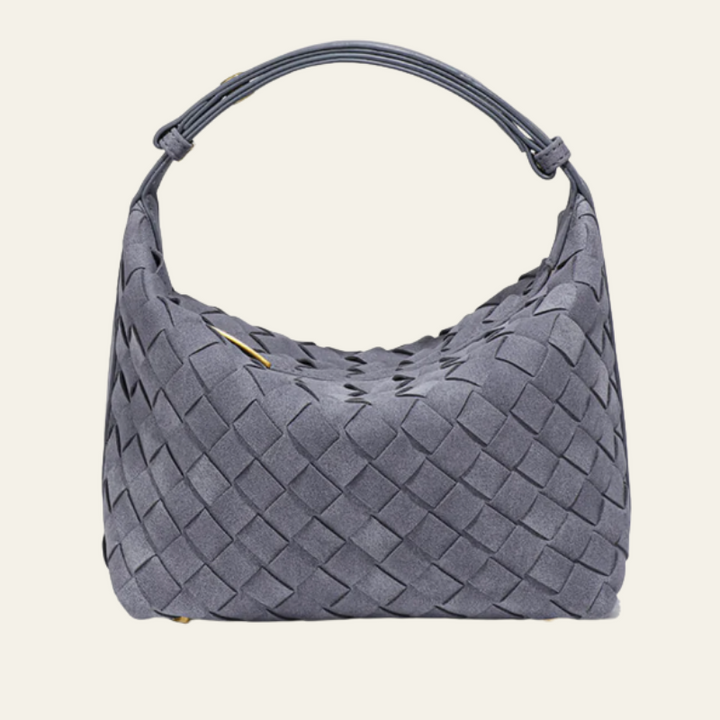 The Verona Woven Suede Shoulder Bag