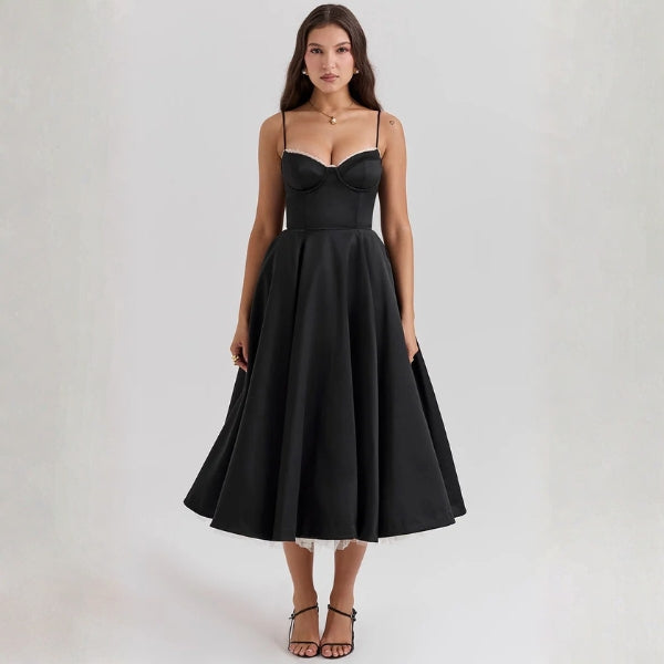 The Vienna Corset Midi Dress