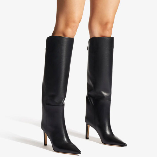 The Celine suede High Heel Boot