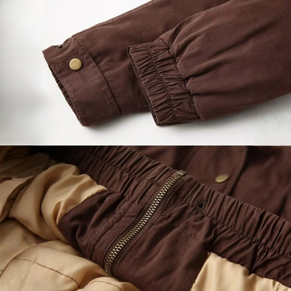 The Aspen Cord Collar Bomber Jacket