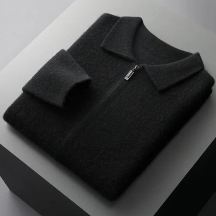 The Vienna Cashmere Zip Vest