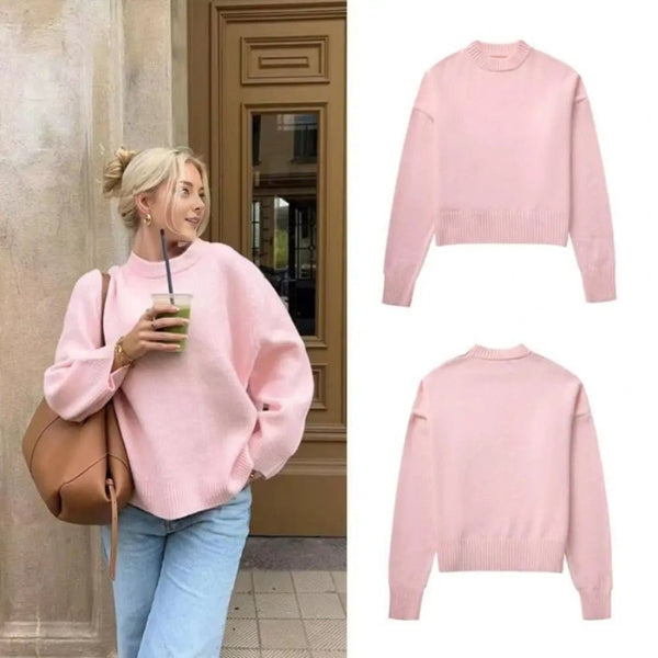 The Edlyn Ribbed Trim Sweater