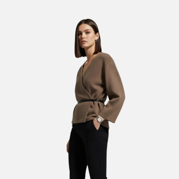 The Vienna Belted Wrap Jacket