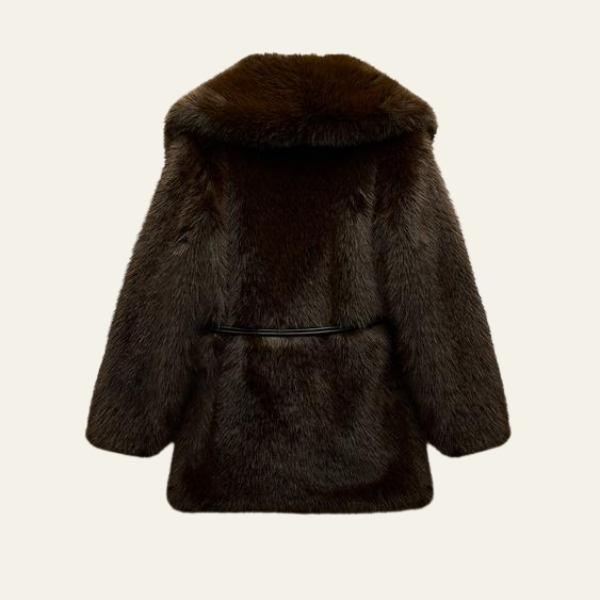 The Florence Faux Fur Belted Coat