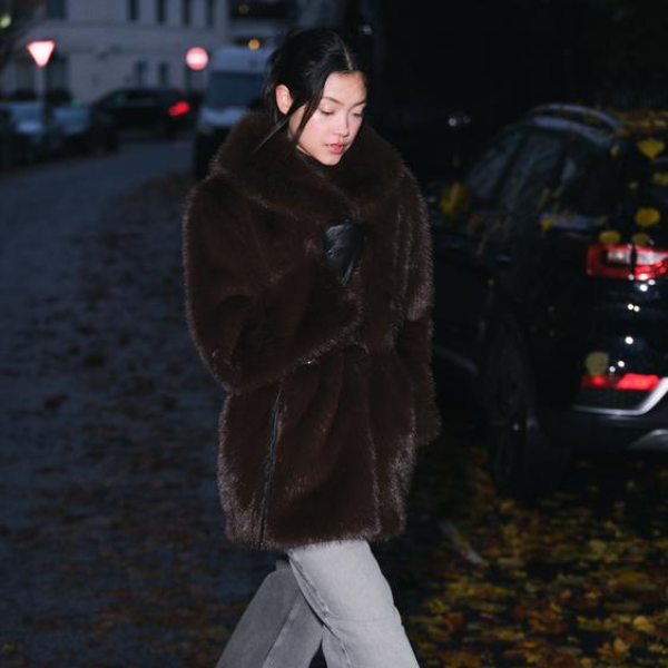 The Florence Faux Fur Belted Coat