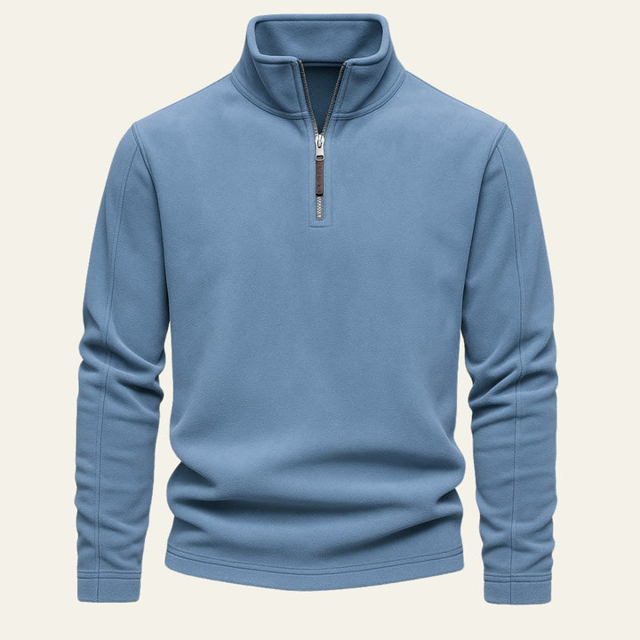 The Cannes Windbreaker Quarter Zip Sweater