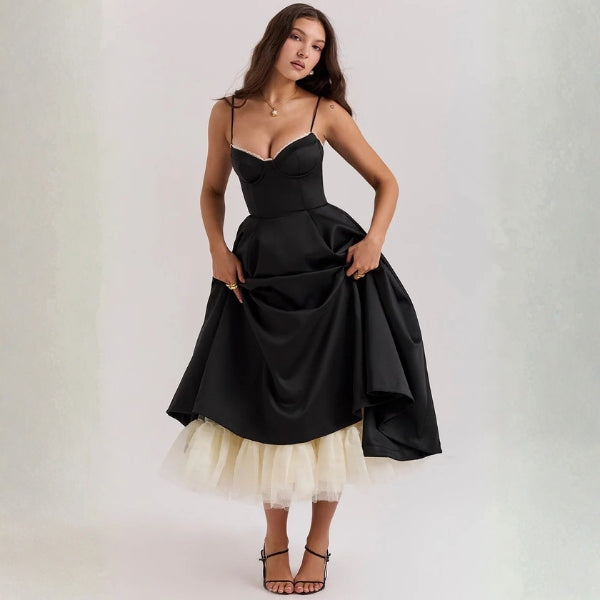 The Vienna Corset Midi Dress