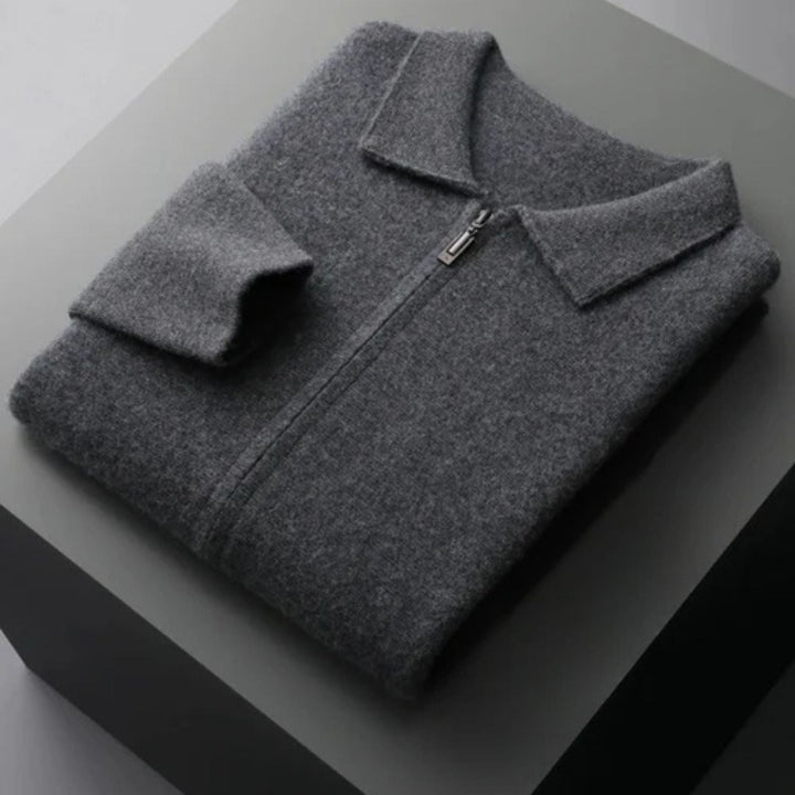 The Vienna Cashmere Zip Vest