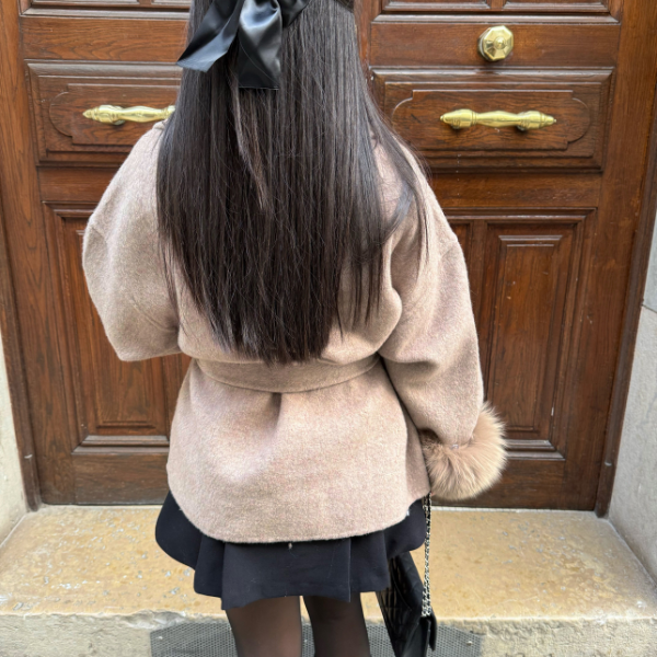 The Verona Wool Wrap Coat