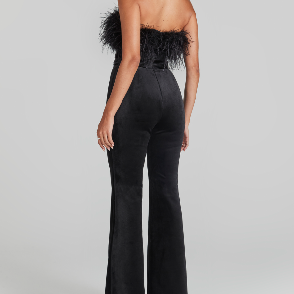 The Milan Feathered Jumpsuit