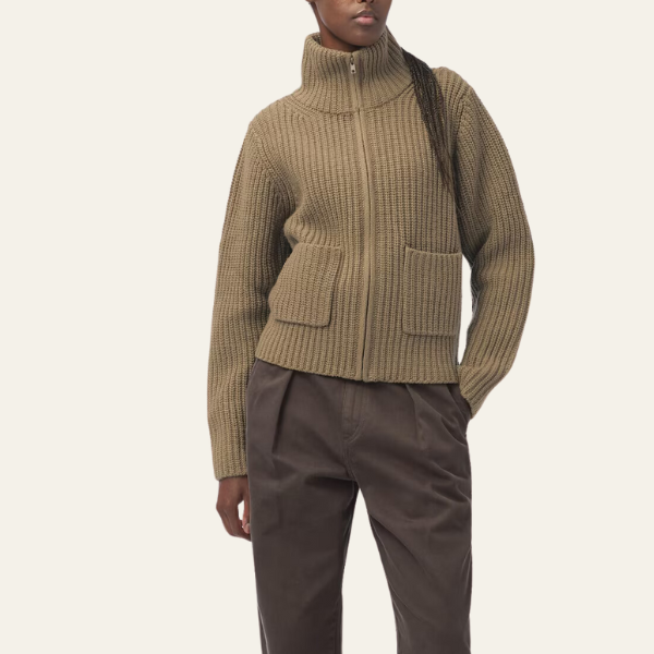 The Geneva Wool-Blend Zip Vest