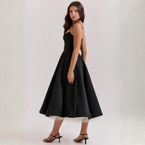 The Vienna Corset Midi Dress