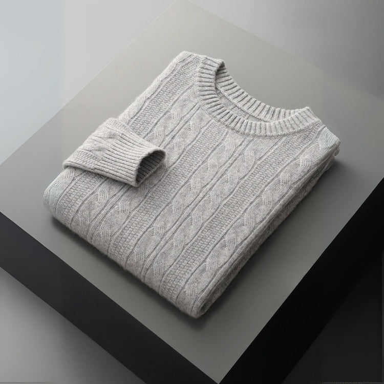 The Lucerne Merino Wool Cable Knit