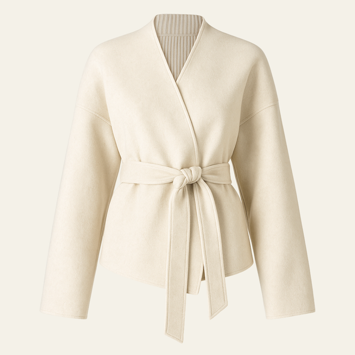 The Verona Belted Wrap Jacket