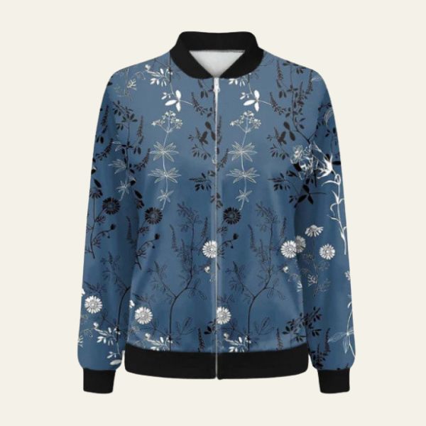 The Marseille Floral Bomber Jacket