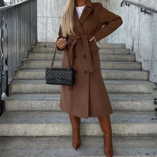 The Verona Double-Breasted Coat
