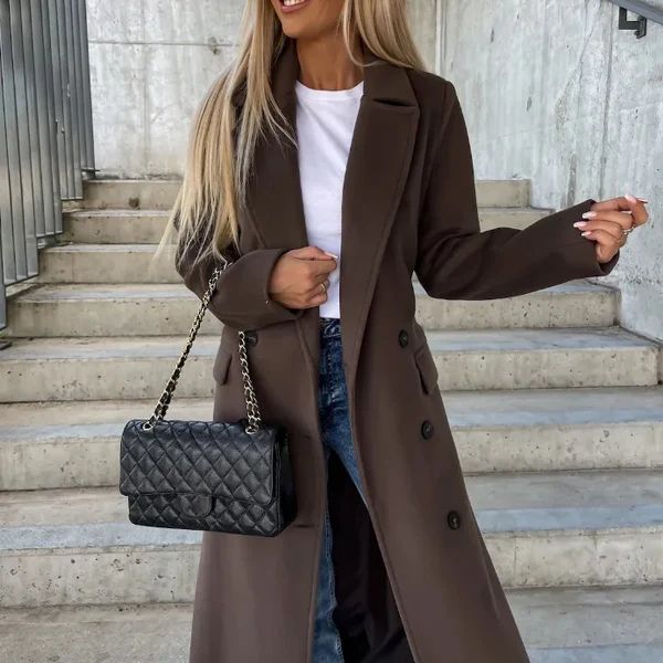 The Verona Double-Breasted Coat