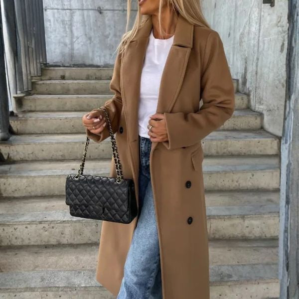 The Verona Double-Breasted Coat
