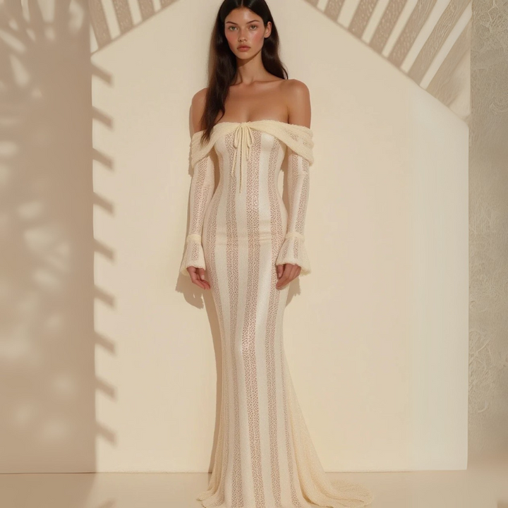 The Katherina Heritage Knit Maxi Dress