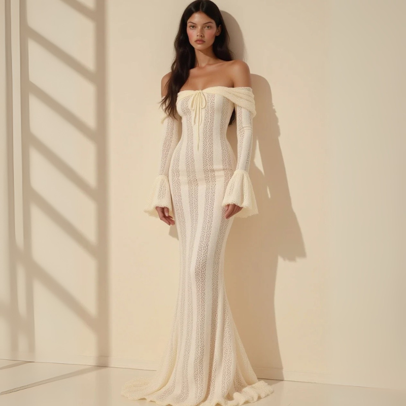 The Katherina Heritage Knit Maxi Dress