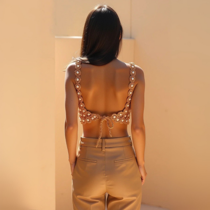 The Manuela Pearl Crochet Top