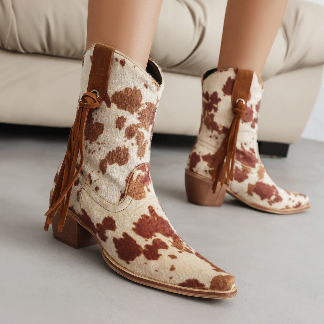 The Sedona Leopard Cowboy Boot
