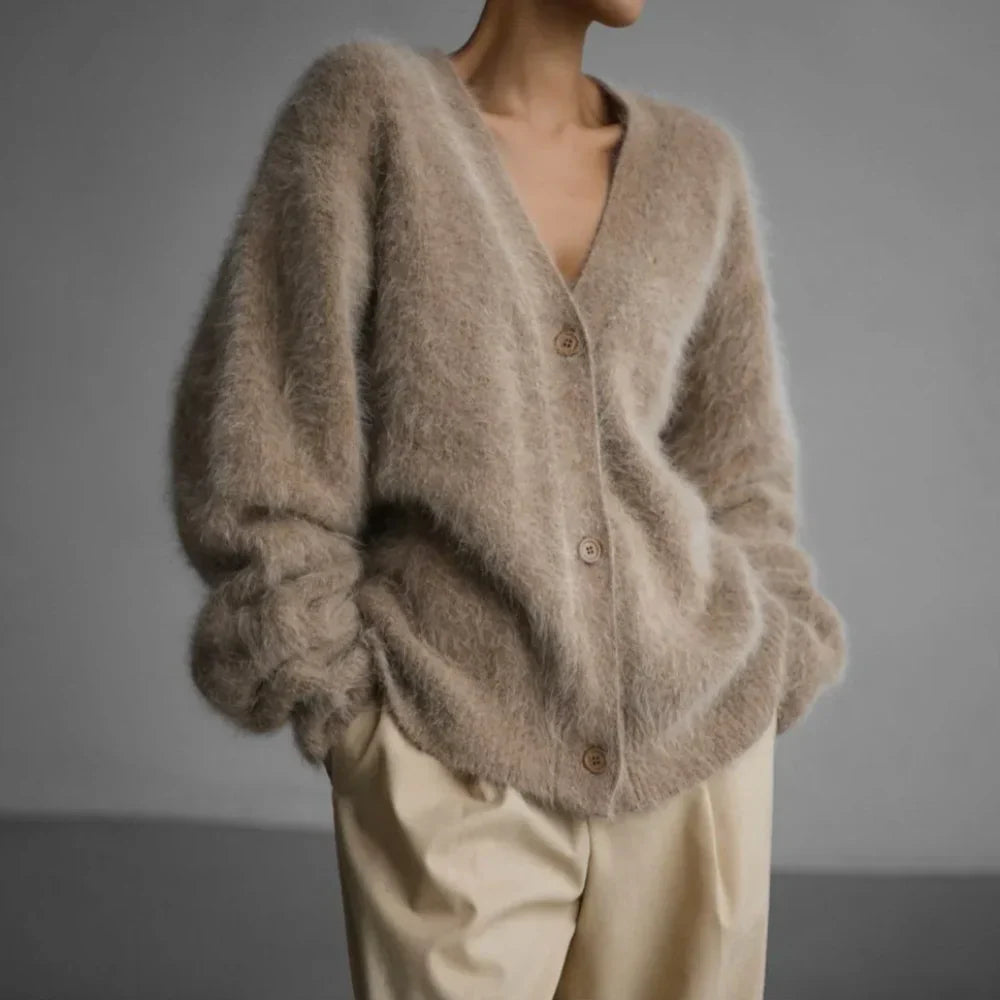 The Verona Long-sleeved Knit Cardigan