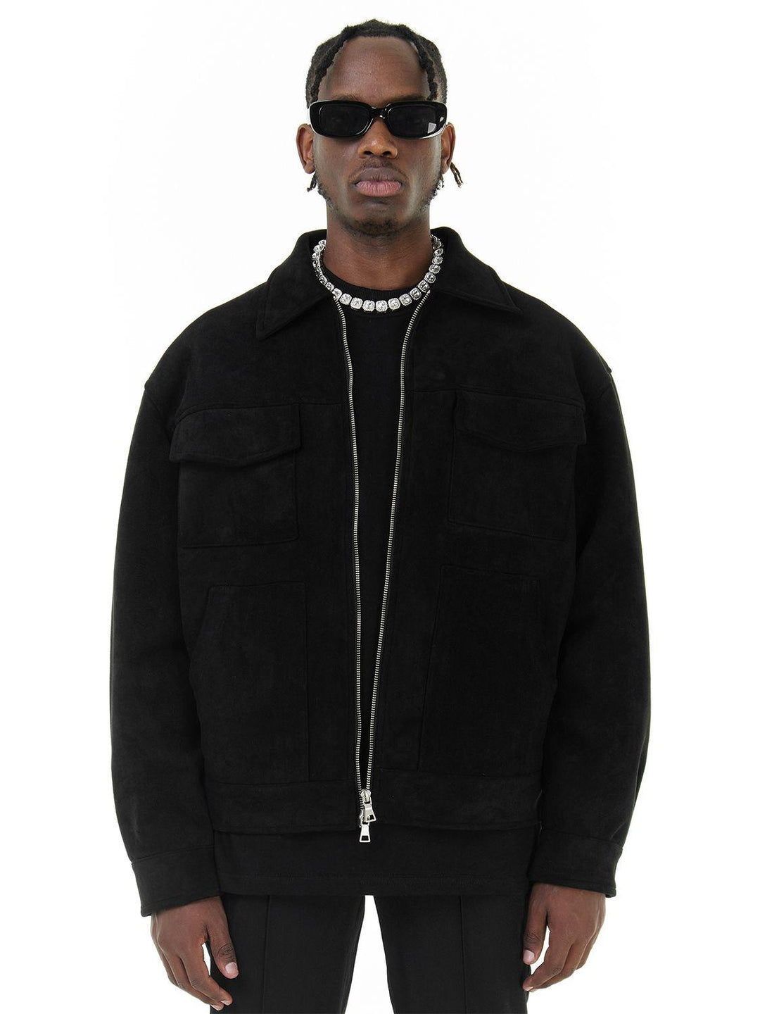 The Vienna Utility Suede Field Jacket