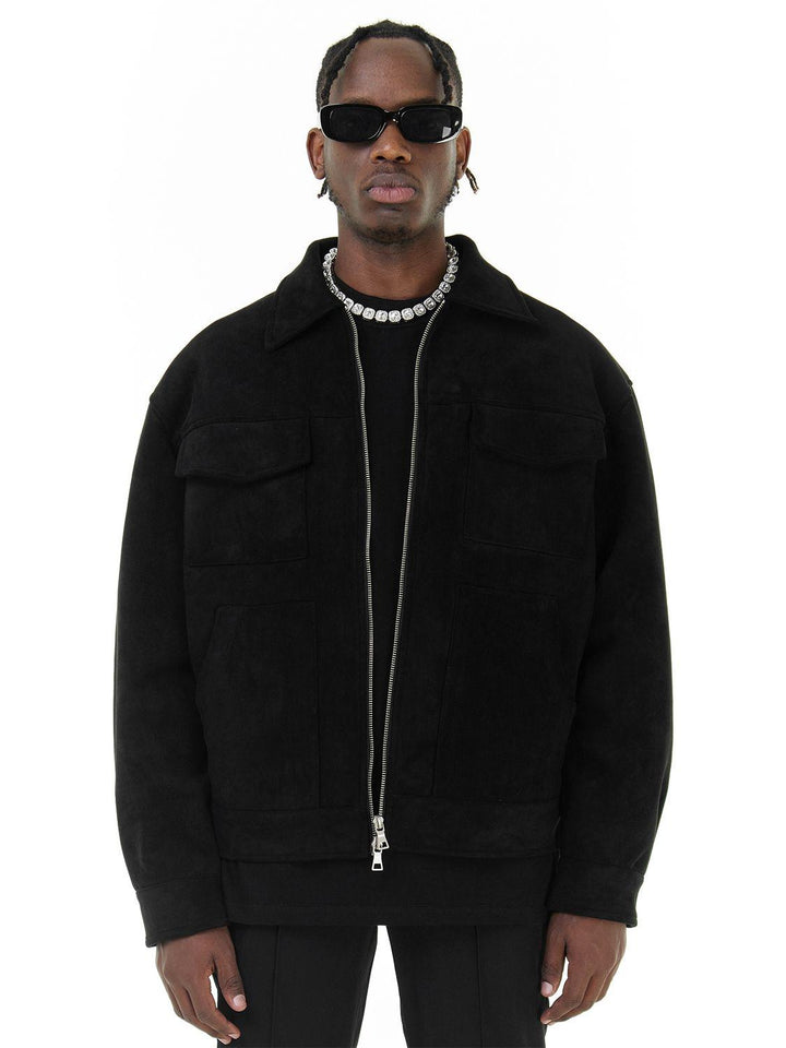 The Vienna Utility Suede Field Jacket